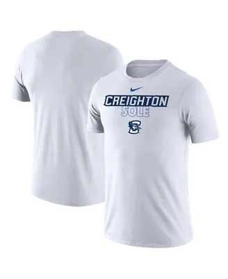 Men's Nike White Creighton Bluejays On Court Bench T-shirt