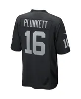 Men's Nike Jim Plunkett Black Las Vegas Raiders Game Retired Player Jersey