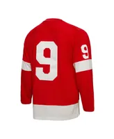 Men's Mitchell & Ness Gordie Howe Red Detroit Wings 1960 Blue Line Player Jersey