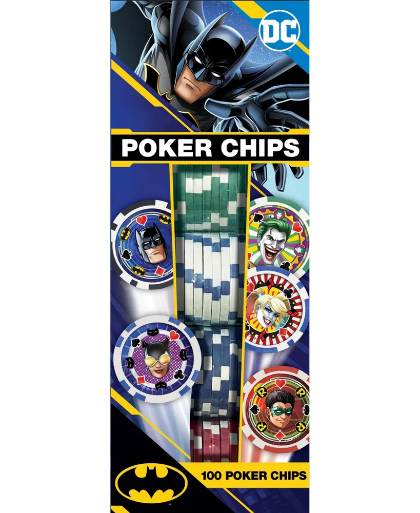 Masterpieces Casino Style 100 Piece Poker Chip Set - Batman