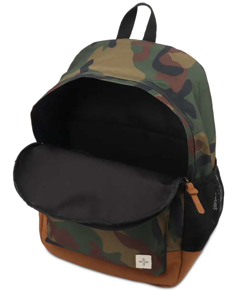 Sun + Stone Men's Camo Backpack, Created for Macy's