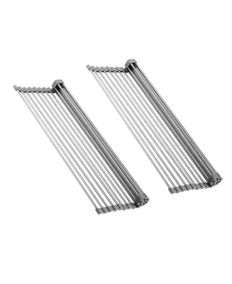 Cheer Collection Roll Up Dish Drying Rack, 2 Pack