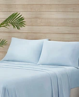 Closeout! Beautyrest 240 Thread Count Lyocell Blend 3-Pc. Sheet Set, Twin