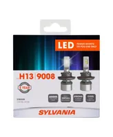 Sylvania H13 | 9008 Led Power sport Headlight Bulbs for Off-Road Use or Fog Lights - 2 Pack