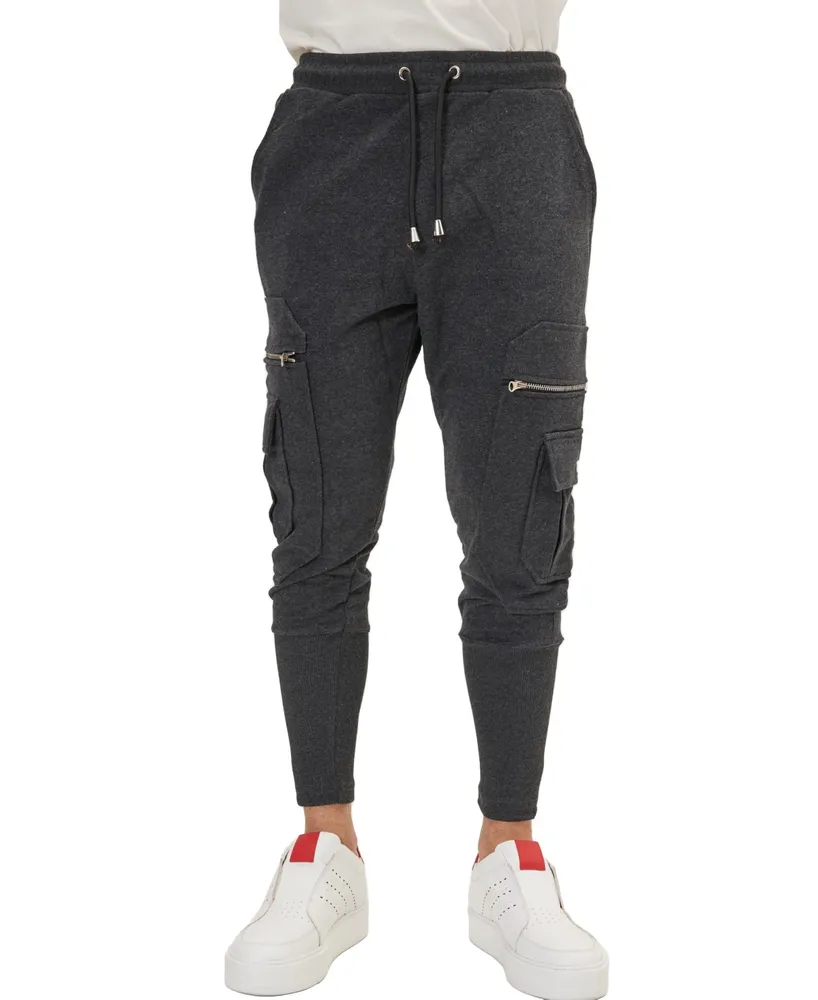 Side Zip Joggers - Anthracite