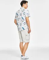 Nautica Mens Short Sleeve Linen Shirt 9 Cargo Shorts Separates
