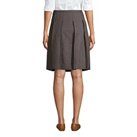 Lands' End Tall Box Pleat Skirt Top of Knee