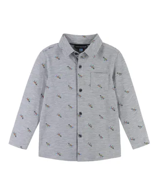 Andy & Evan Toddler Boys / Dino Button Down Shirt