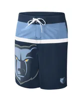 Men's G-iii Sports by Carl Banks Navy Memphis Grizzlies Sea Wind Swim Trunks