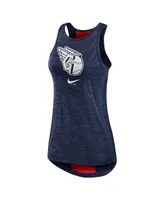 Women's Nike Navy Cleveland Guardians Right Mix High Neck Tank Top