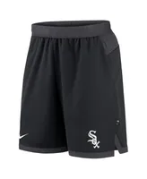 Men's Nike Black Chicago White Sox Authentic Collection Flex Vent Performance Shorts