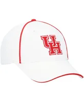 Men's Colosseum White Houston Cougars Take Your Time Snapback Hat