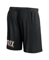 Men's Fanatics Black Phoenix Suns Free Throw Mesh Shorts