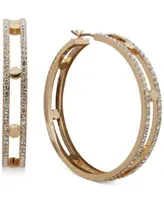Dkny Silver Tone Or Gold Tone Pave Social Jewelry Collection