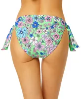 Salt + Cove Women's Peony Party Side-Tie Hipster Bikini Bottoms, Created for Macy's