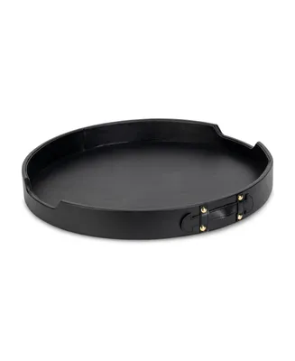 Black Round Tray