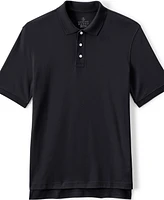 Lands' End School Uniform Men's Short Sleeve Interlock Polo Shirt