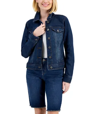Style & Co. Petite Denim Jacket, Created for Macy's