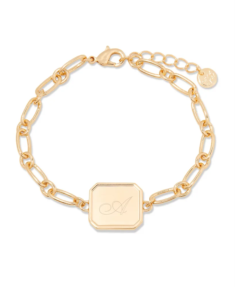 brook & york 14K Gold-Plated Quincy Personalized Initial Bracelet - Gold