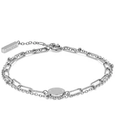 Olivia Burton Silver-Tone Stacking Bracelet - Silver