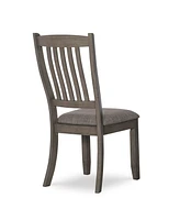 Allston Park Gray Farmhouse Dining Chair