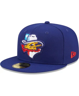 Men's New Era Royal Amarillo Sod Poodles Authentic Collection 59FIFTY Fitted Hat