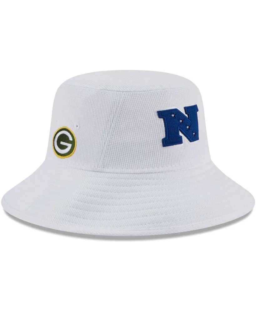Men's New Era White Green Bay Packers 2023 Nfl Pro Bowl Bucket Hat