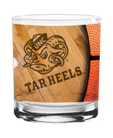 North Carolina Tar Heels 14 Oz Basketball Glass