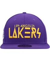 Men's New Era Purple Los Angeles Lakers Rocker 9FIFTY Snapback Hat
