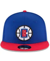 Men's New Era Royal, Red La Clippers 2-Tone 9FIFTY Adjustable Snapback Hat