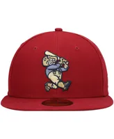 Men's New Era Red Frisco RoughRiders Authentic Collection Team Alternate 59FIFTY Fitted Hat