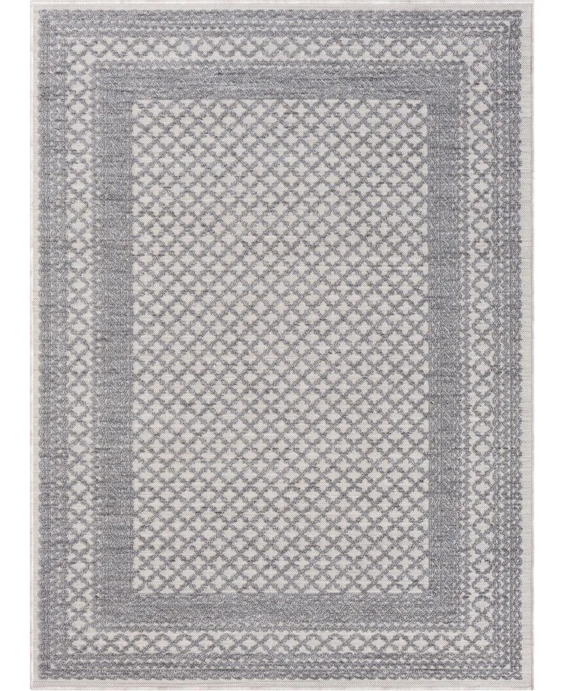 Lr Home Closeout! Wagner WAGNR8229A 5' x 7' Outdoor Area Rug