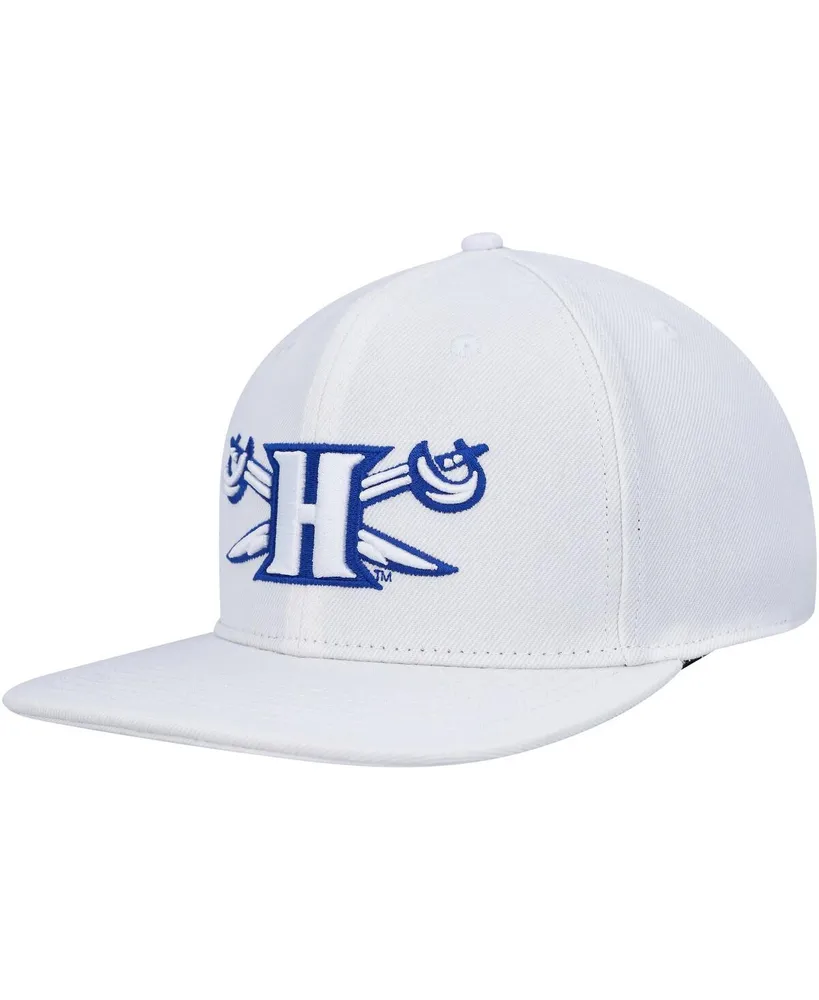 Men's Pro Standard White Hampton Pirates Wordmark Evergreen Wool Snapback Hat