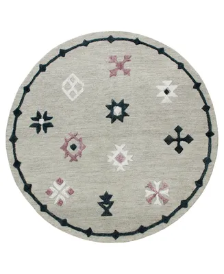 Lr Home Valentin VLNTA03564 7' x 7' Round Area Rug