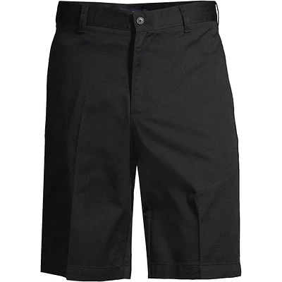 Lands' End Men's 11" Plain Front Blend Chino Shorts