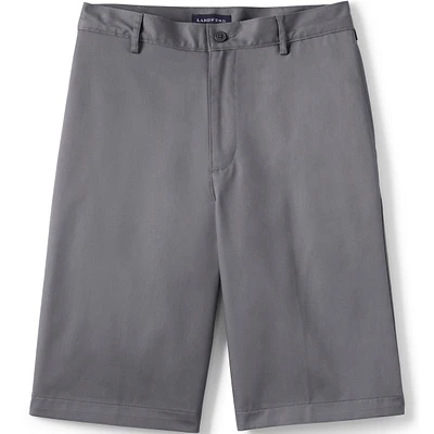 Lands' End Men's 11" Plain Front Blend Chino Shorts