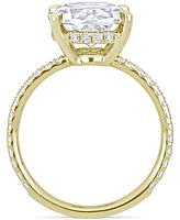 Moissanite Oval Ring (4-7/8 ct. t.w.) 10k Gold