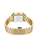 Jbw Women's Cristal 18k Gold-plated Stainless Steel Watch, 28mm