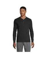 Lands' End Men's Knit Rib Pajama Henley