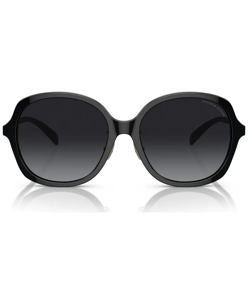 Coach Women's Polarized Low Bridge Fit Sunglasses, CH610