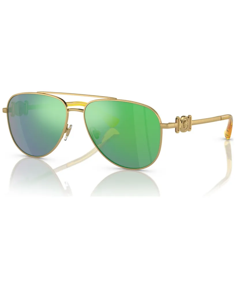 Versace Kids Sunglasses, VK2002 (ages 7-10) - Gold