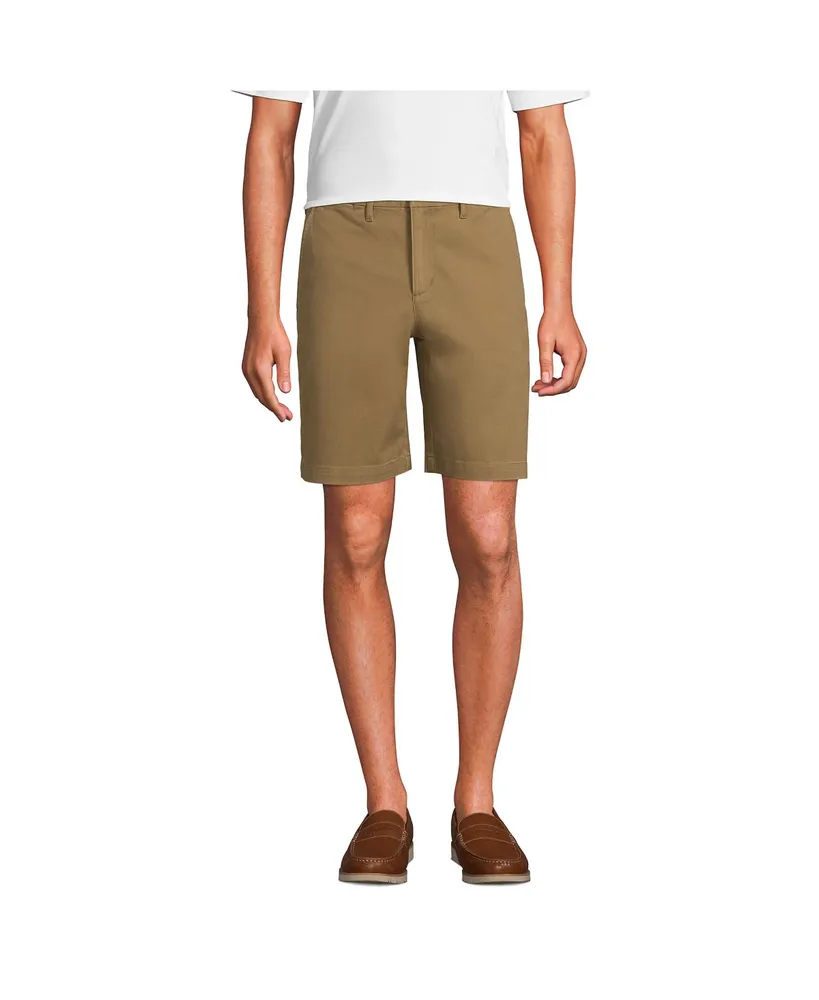 Lands' End Big & Tall 9" Comfort Waist First Knockabout Chino Shorts