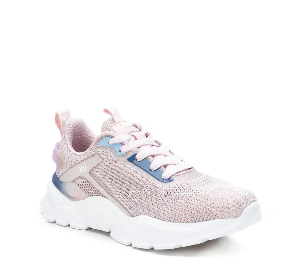 Women's Lace-Up Sneakers Nude