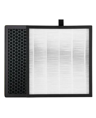 Costway 2-in-1 Air Purifier Replacement Filter True Hepa Filter + Active Carbon Filter