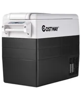 Costway 55 Quarts Portable Refrigerator Electric Car Cooler Compressor Freezer Camping