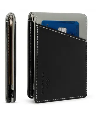Men's Slim Bifold Wallet with Quick Access Pull Tab