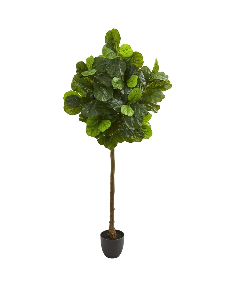 Nearly Natural 6' Fiddle Leaf Artificial Tree (Real Touch)