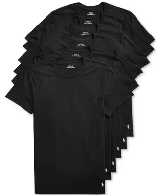 Polo Ralph Lauren Men's 5+1 Free Bonus Classic-Fit Crewneck Undershirts Pack