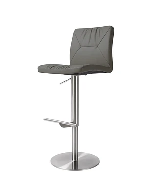 Tov Furniture Paddy Leather on Adjustable Stool