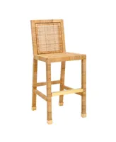 Tov Furniture Amara Rattan Bar Stool